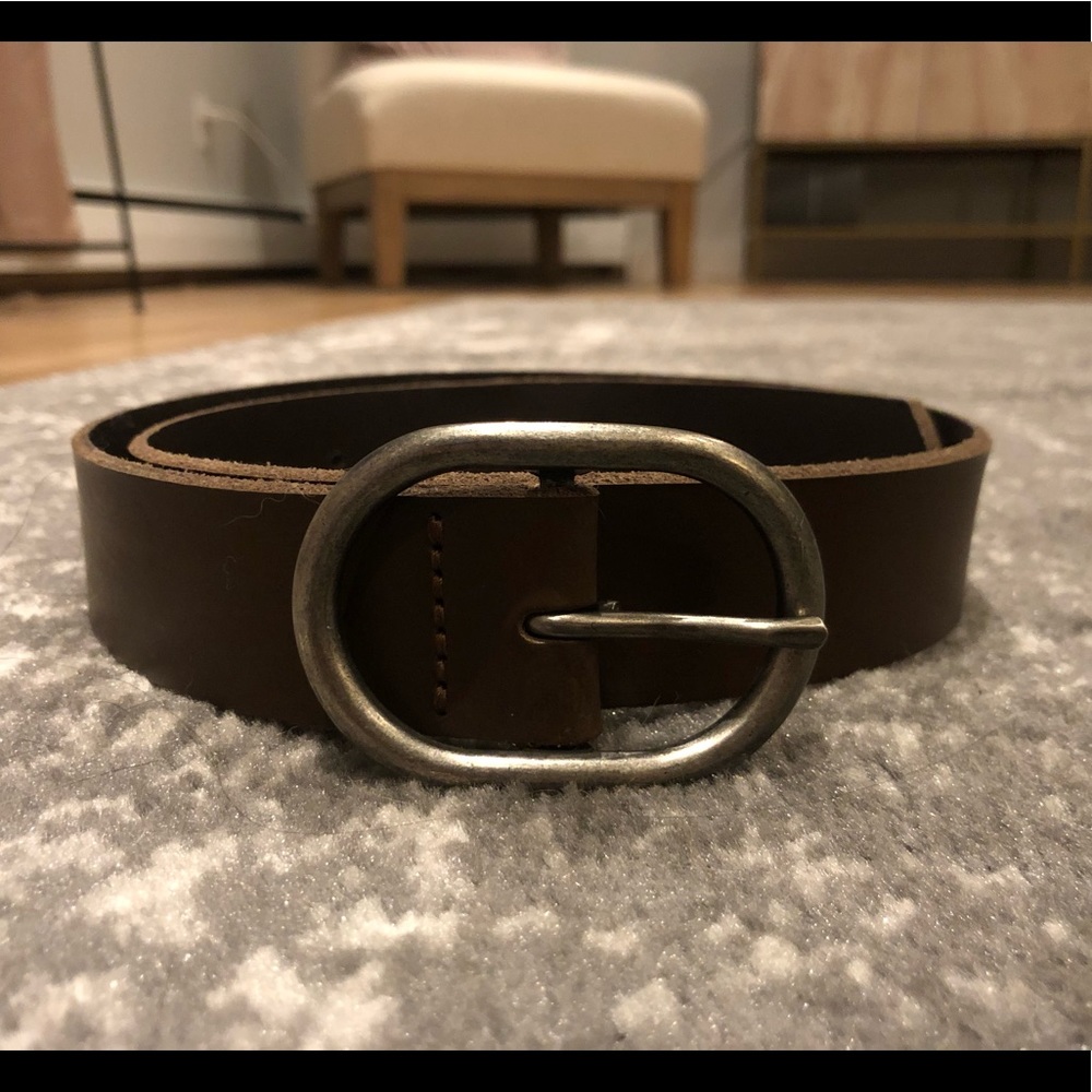 Levi brown leather belt